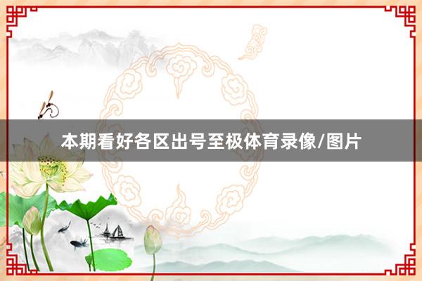 本期看好各区出号至极体育录像/图片