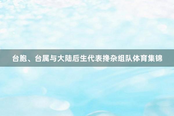 台胞、台属与大陆后生代表搀杂组队体育集锦