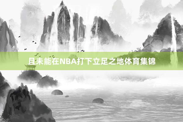 且未能在NBA打下立足之地体育集锦