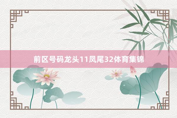 前区号码龙头11凤尾32体育集锦