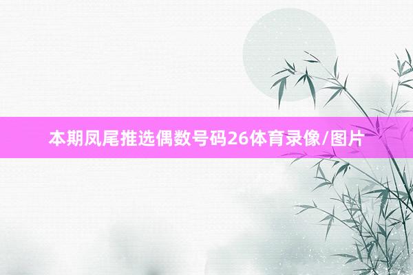 本期凤尾推选偶数号码26体育录像/图片