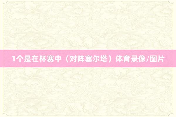 1个是在杯赛中(对阵塞尔塔)体育录像/图片