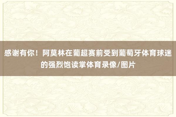 感谢有你！阿莫林在葡超赛前受到葡萄牙体育球迷的强烈饱读掌体育录像/图片