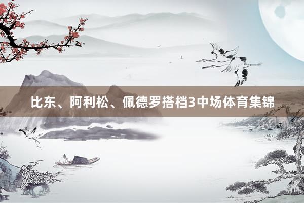 比东、阿利松、佩德罗搭档3中场体育集锦