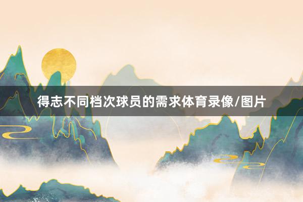 得志不同档次球员的需求体育录像/图片