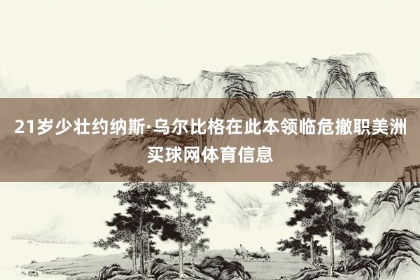 21岁少壮约纳斯·乌尔比格在此本领临危撤职美洲买球网体育信息