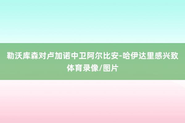 勒沃库森对卢加诺中卫阿尔比安-哈伊达里感兴致体育录像/图片
