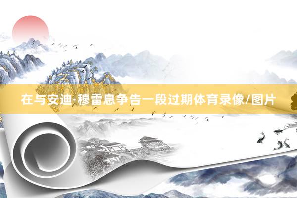 在与安迪·穆雷息争告一段过期体育录像/图片