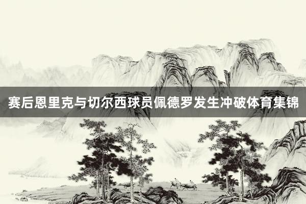 赛后恩里克与切尔西球员佩德罗发生冲破体育集锦