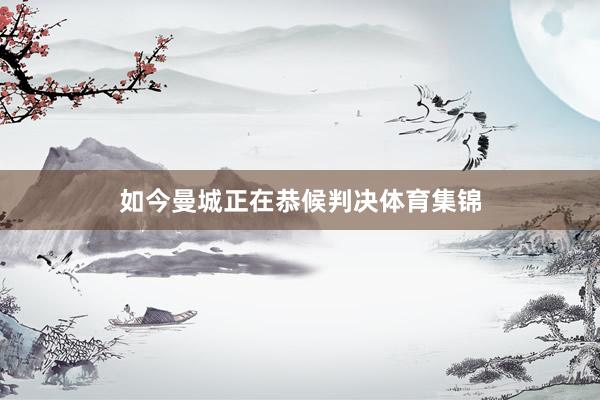 如今曼城正在恭候判决体育集锦