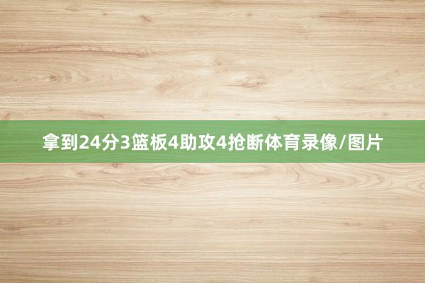 拿到24分3篮板4助攻4抢断体育录像/图片