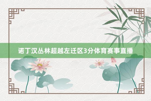 诺丁汉丛林超越左迁区3分体育赛事直播