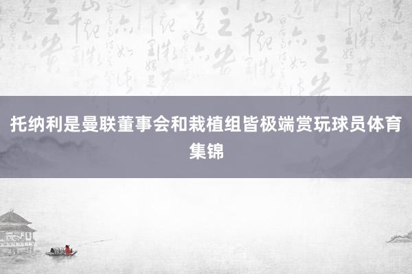 托纳利是曼联董事会和栽植组皆极端赏玩球员体育集锦