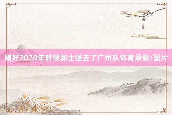 刚好2020年时候郭士强去了广州队体育录像/图片