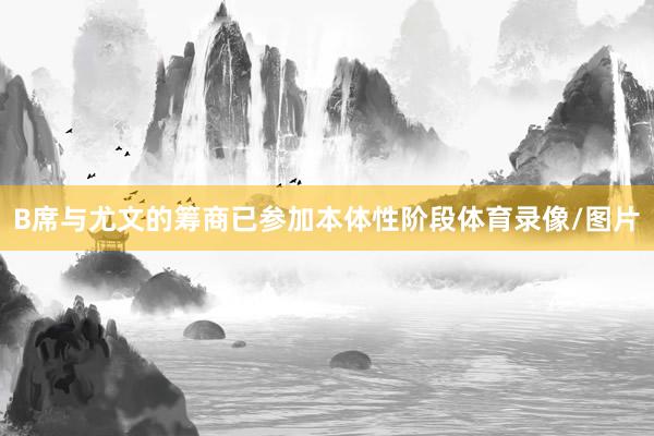B席与尤文的筹商已参加本体性阶段体育录像/图片